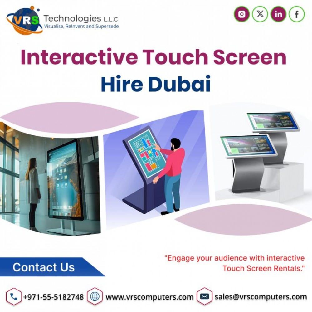 Digital Signage Kiosk Hire Services in UAE photo 1